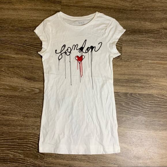Miley Cyrus x Max Azria London Tee Size Medium - Picture 2 of 8